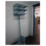 Vintage metal coat rack/umbrella holder