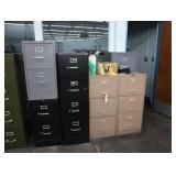 Lot of metal cabinets