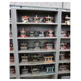 Lot of die sets, not including shelving