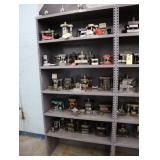 Lot of die sets, not including shelving