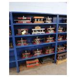Lot of die sets, not including shelving