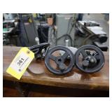 Assorted machine adjustment wheels & knobs