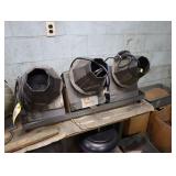 Lot of 3 tumblers with pan
