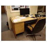 Remaining office furniture in the office