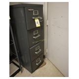 Mosler 4 drawer fire proof file cabinet
