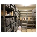 Sections of metal shelving 24 x 42