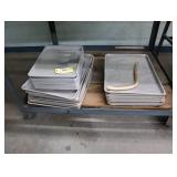Lot of sheet pans, 1/2 and full size