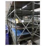 Sections of clip style metal shelving 24 x 36