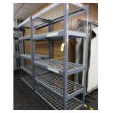Sections of heavy duty metal shelving 24 x 48