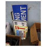 Assorted signs