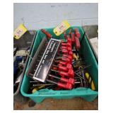 Lot of assorted sized Allen wrenches