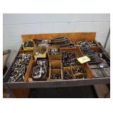 Cart of hold down clamps and hardward