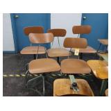 Vintage Plastic/metal adjustable height shop