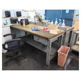 Butcher block 6 ft toolmaker bench