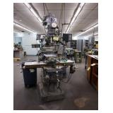 Sharp vertical milling machine, 42 inch motorized