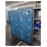 Storage locker setups