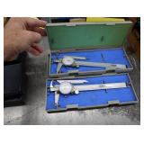 Lot of 2 vernier gauges