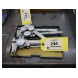 Lot of 5 vernier gauges