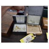 Lot of 3 sets of small pin gauges