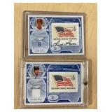 2005 LEAF STAMPS GAYLORD PERRY & FRED LYON  CARDS