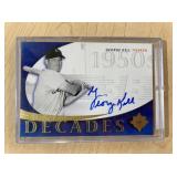 2005 UD GEORGE KELL DECADES AUTOGRAPH
