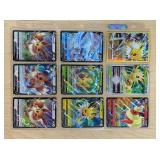 4 SHEETS OF POKEMON CARDS