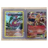 POKEMON CHARIZARD AND MEDICHAM CARDS