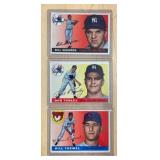 3 1953 TOPPS BASEBALL CARDS