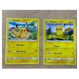 2 PIKACHU CARDS