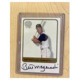 2001 FLEER SI  BILL MAZEROSKI AUTOGRAPH CARD