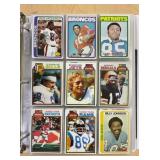 BINDER OF 152 FOOTBALL CARDS