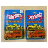 (2) 1983 HOT WHEELS WORKHORSES  #3912 TRASH TRUCK