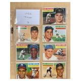 1956 TOPPS BASEBALL CARDS  LOT G