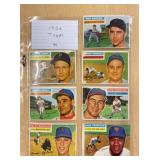 1956 TOPPS BASEBALL CARDS  LOT H