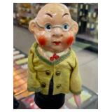 GERMAN PAPER MACHE CANDY CONTAINER (YELLOW SHIRT)