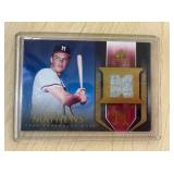 2004 EDDIE MATHEWS JERSEY SWATCH CARD