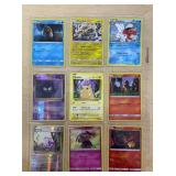 2 SHEETS OF POKEMON CARDS