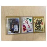 3 SPORTS TRADING CARDS INCL SHAQ