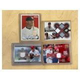 4 JIM THOME PATCH AND BAT CARDS