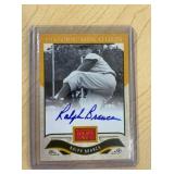 2012 PANINI GOLDEN AGE RALPH BRANCA AUTO CARD