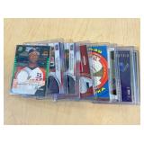 10 BASEBALL JERSEY SWATCH CARDS