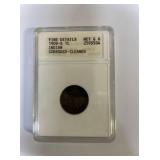 1909 S INDIAN CENT GOOD-6 CORRODED CLEANED