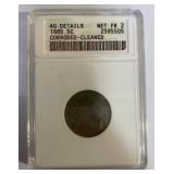 1885 LIBERTY NICKEL ANACS FAIR -2 CORRODED CLEANED