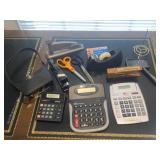 Calculators, Scissors, Staplers, Magnifying