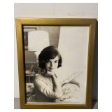 Framed Autographed Picture of Jacqueline Kennedy