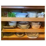 Measuring Cups, Bakeware Dishes, Plates etc