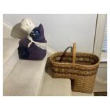 Chef Cat & Stair Shaped Basket