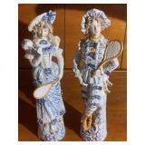 Pair of Tennis Figurines