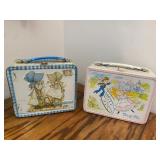 Metal Holly Hobbie & Polly Pal Lunchboxes