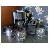 Coffee Maker, Toaster & Coffee Pots